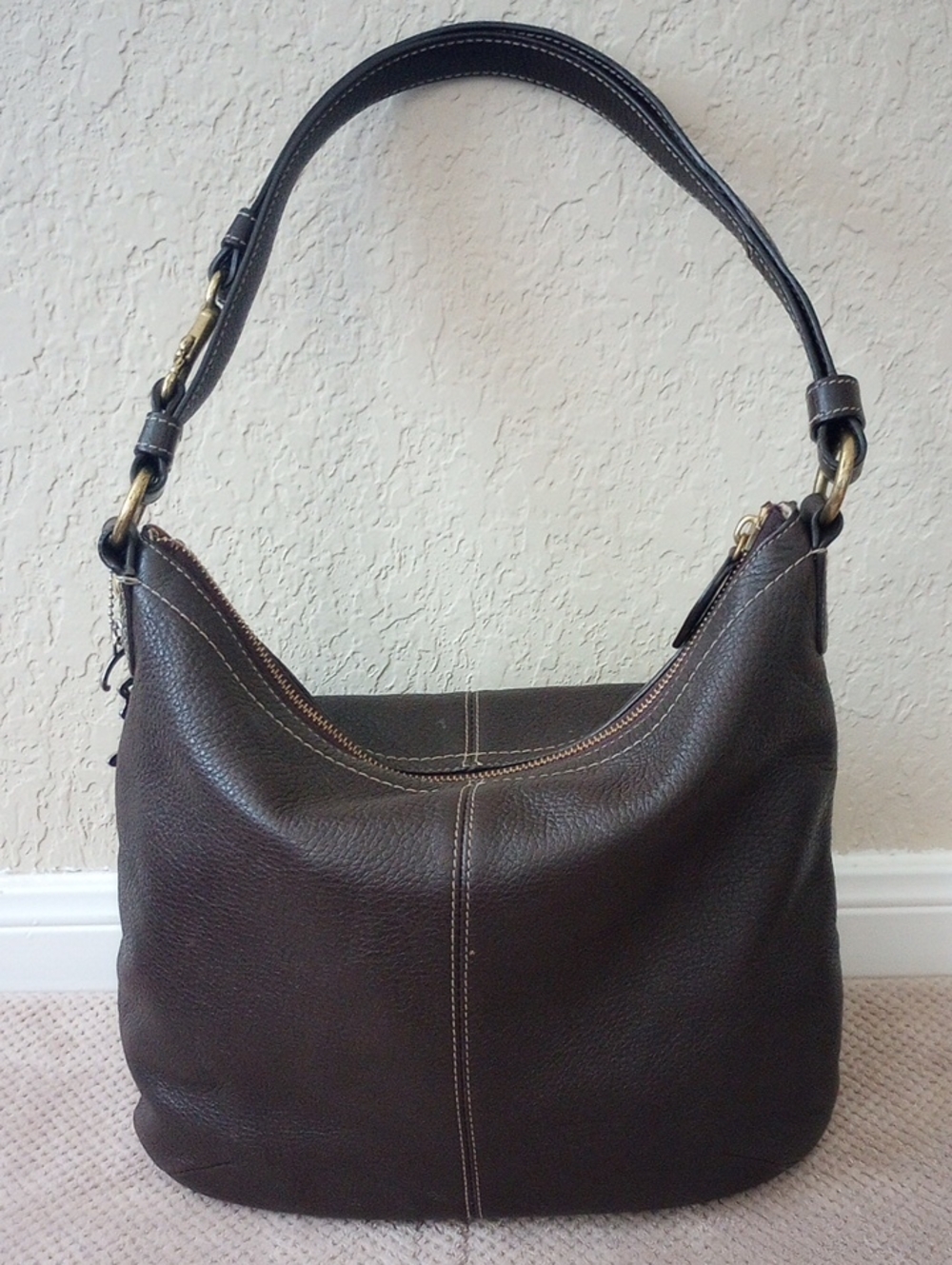 Coach Penelope Pebble Leather Soho Convertible Shoulder To Crossbody Bag - Picture 3 of 14